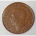 AUSTRALIA 1952 . ONE 1 PENNY . ERROR . OFF CENTRE MIS-STRIKE